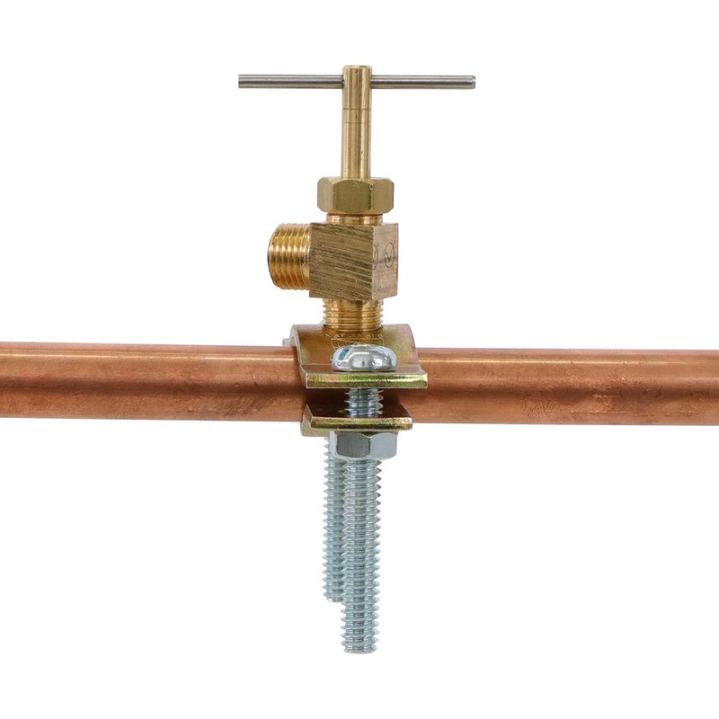 Kitchen Basics 101 Refrigerator Water Line Kit for All Fridges, Freezers, Humidifier Installation Kit, 1/4” x 25’ Poly Tubing, Saddle Piercing Needle Valve w Compression Fittings & Adapters - Image 5